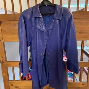 Soft Purple Leather Jacket